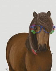 Horse and Flower Glasses