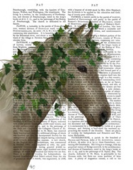 Horse Porcelain with Ivy