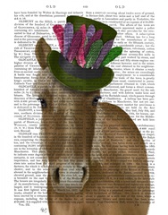 Horse with Feather Hat