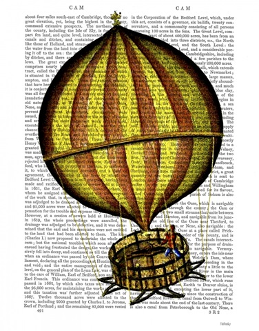 Hot Air Balloon Yellow and Red