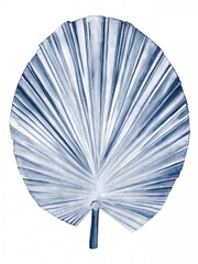 Indigo Tropical Leaves IV