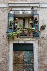 Italian Window Flowers I