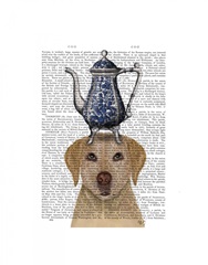 Labrador with Teapot