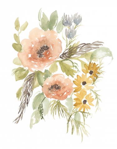 Late Summer Flowers I