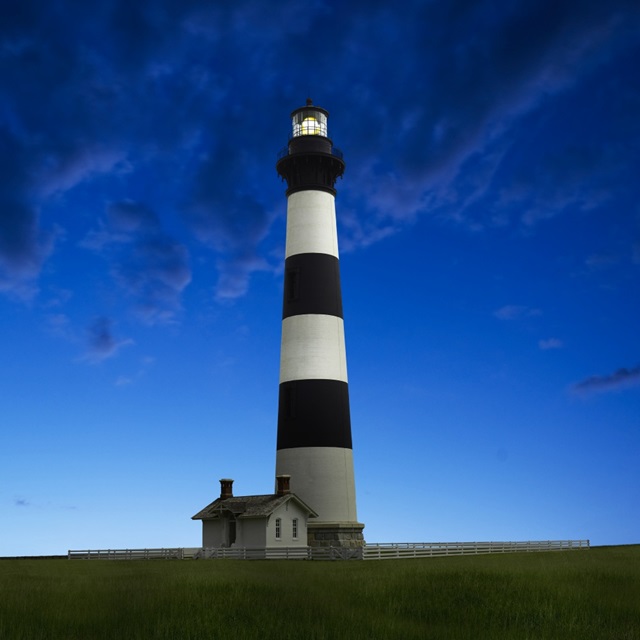 Lighthouse at Night III