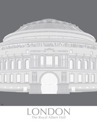 London Albert Hall Monochrome