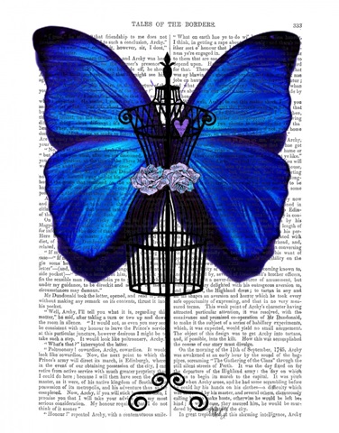 Mannequin Blue Butterfly
