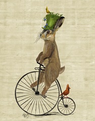 March Hare on Penny Farthing