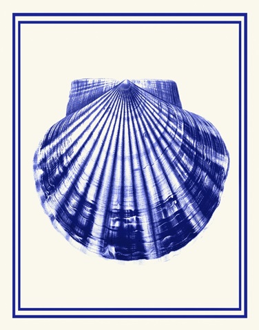 Mixed Nautical Blue on Cream d