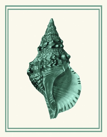 Mixed Nautical Green on Cream a