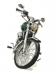 Motorcycles in Ink I