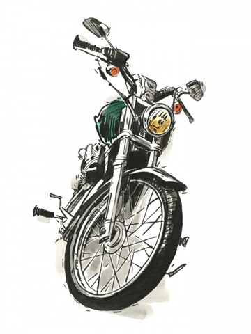 Motorcycles in Ink I