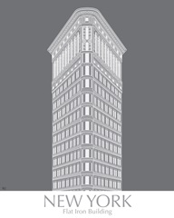 New York Flat Iron Building Monochrome