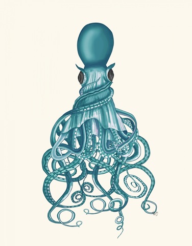 Octopus, Twisted Teal