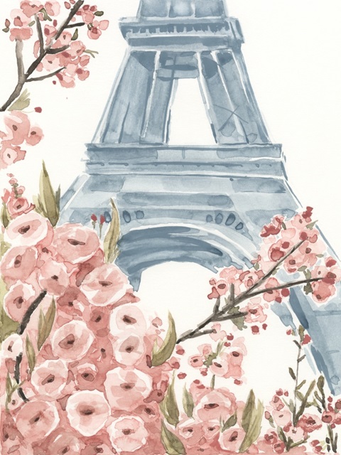 Paris Cherry Blossoms I