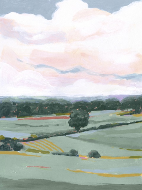 Pastel View I