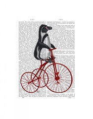 Penguin on Bicycle