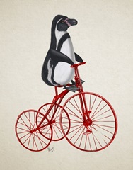 Penguin on Bicycle