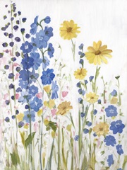 Periwinkle Wildflowers I