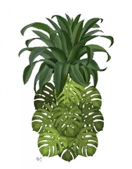 Pineapple, Monstera Leaf