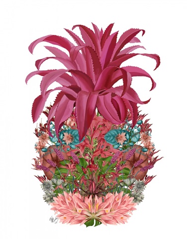 Pineapple, Tropical Flowers 2