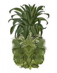 Pineapple, Tropical Palms, Green