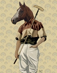 Polo Horse Portrait