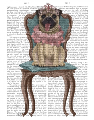 Pug Princess on Chair
