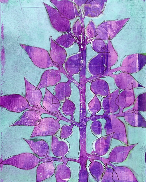 Purple Planta I