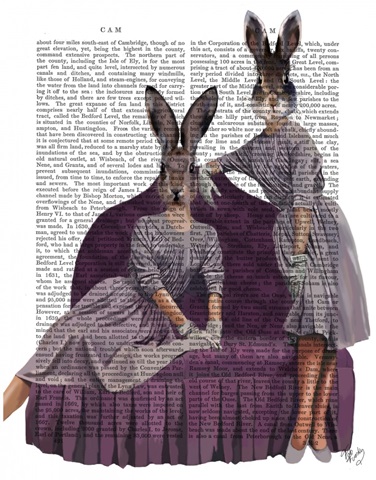 Rabbits in Purple