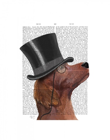Red Setter, Formal Hound and Hat