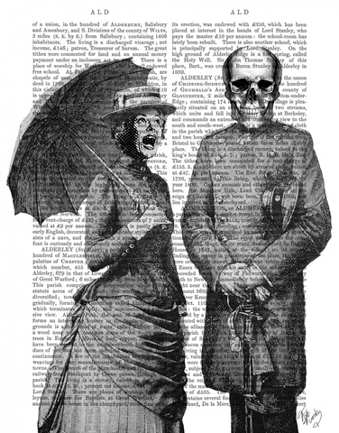 Screaming Woman and Skull