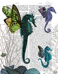 Seahorse Trio With Wings