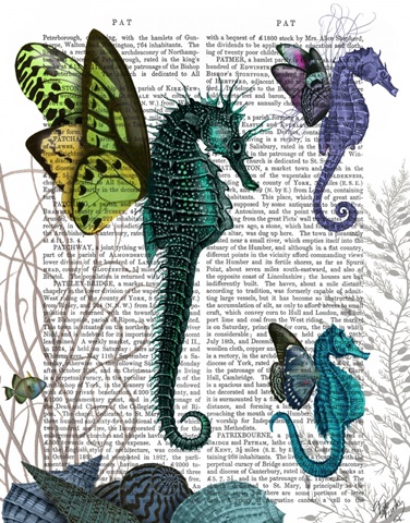 Seahorse Trio With Wings