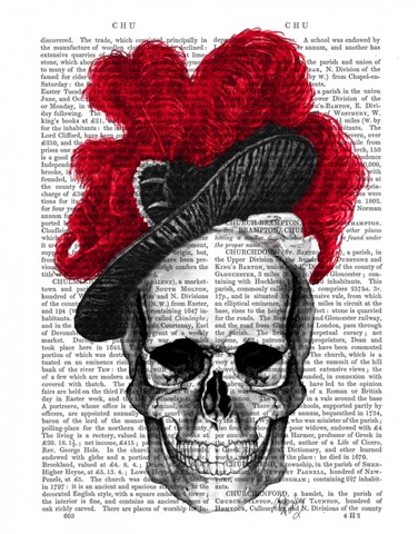 Skull with Red Hat