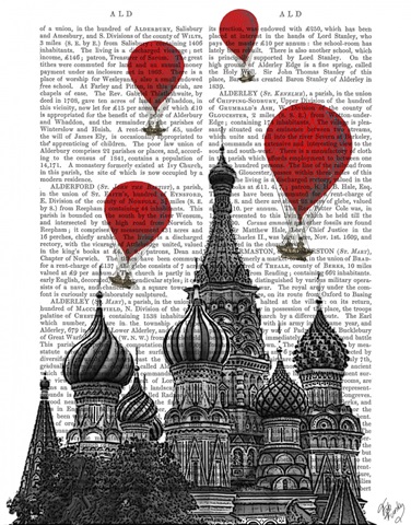 St Basil's Cathedral and Red Hot Air Balloons