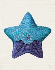 Starfish in Shades of Blue a
