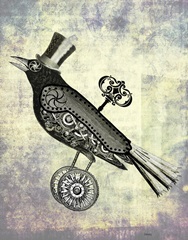 Steampunk Crow