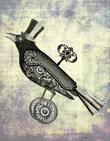 Steampunk Crow