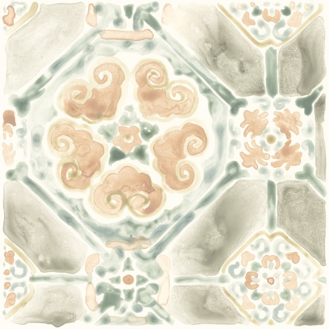 Terracotta Garden Tile III