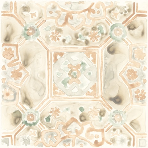 Terracotta Garden Tile VIII