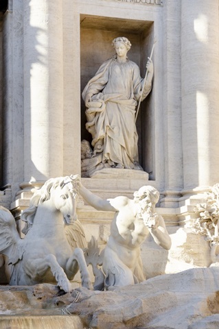 Trevi Fountain in Afternoon Light III