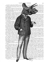 Triceratops Man 1 Dinosaur