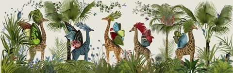 Tropical Giraffes, Bright