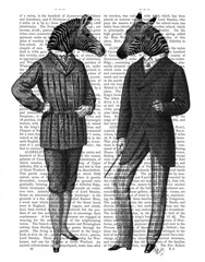 Two Zebra Gentlemen