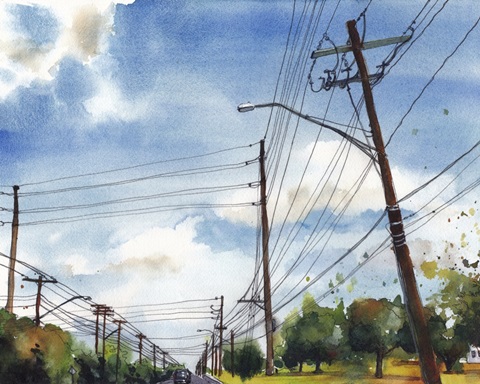 Urban Lines and Poles III