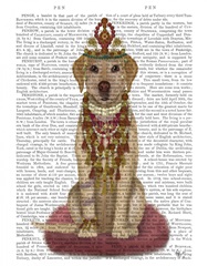 Yellow Labrador and Tiara, Full