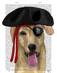 Yellow Labrador Pirate