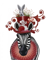 Zebra and Bunny Hat