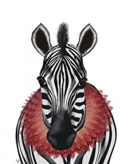 Zebra and Red Ruff